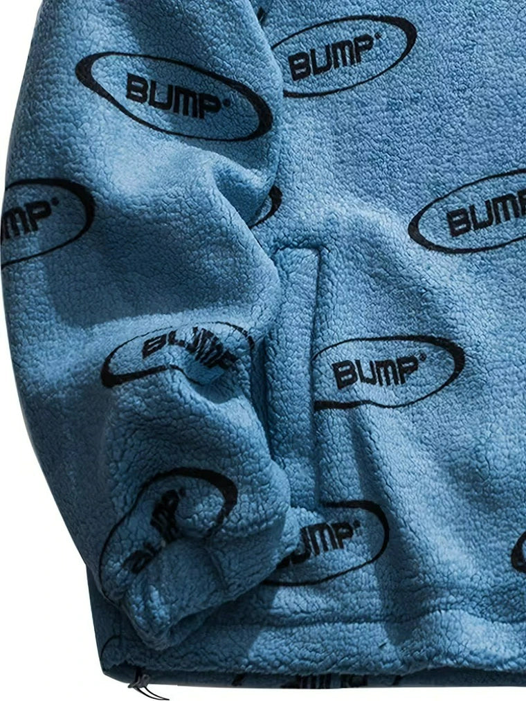 Herren Colourblock Stehkragen Jacke mit Reißverschluss und Prints