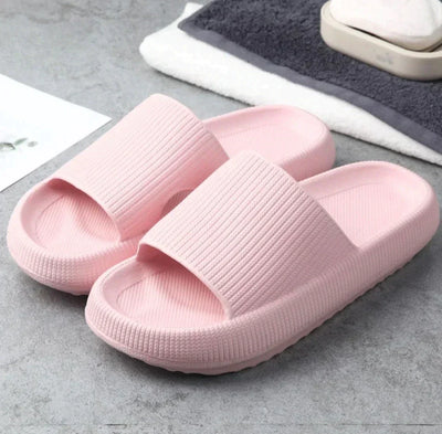 Damen-Sandalen zum Hineinschlüpfen mit offener Spitze