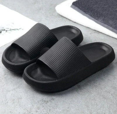 Damen-Sandalen zum Hineinschlüpfen mit offener Spitze