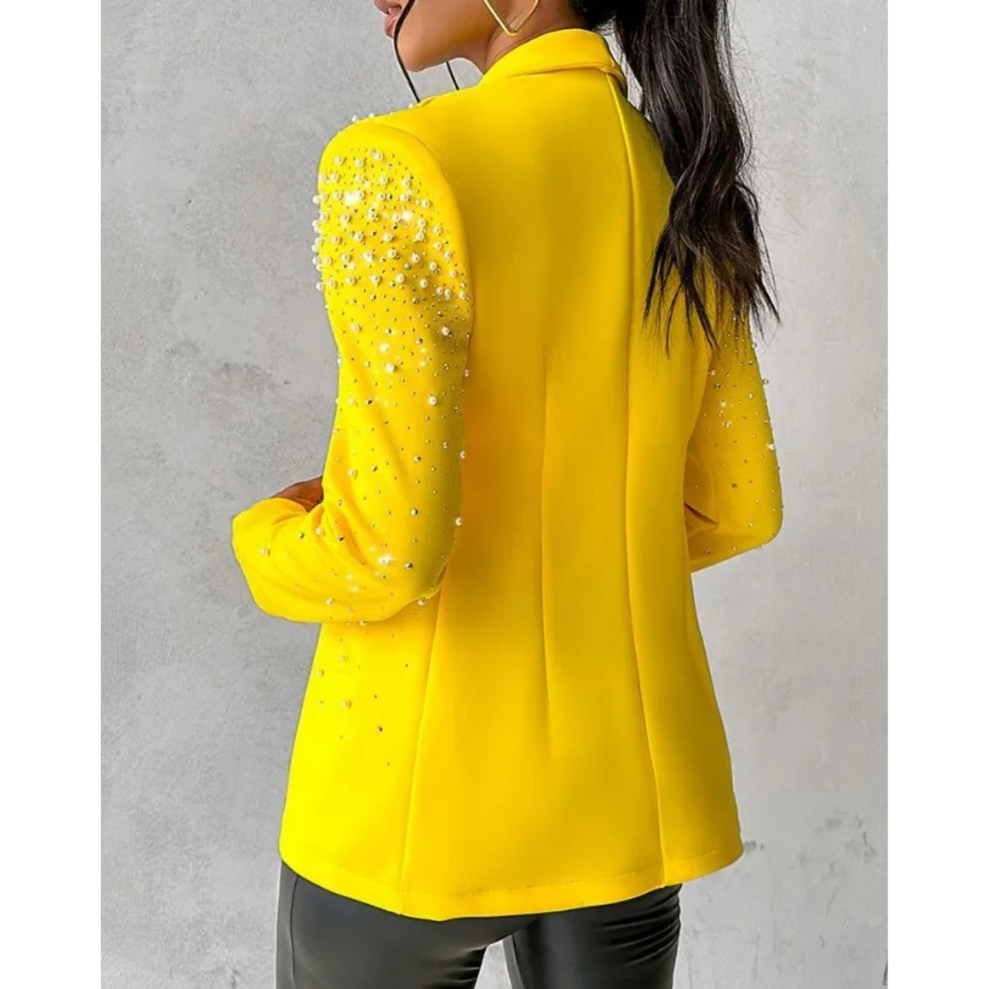 Blazer mit Perlenverzierung für Damen