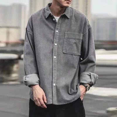 Kordjacke mit Knöpfen für Herren
