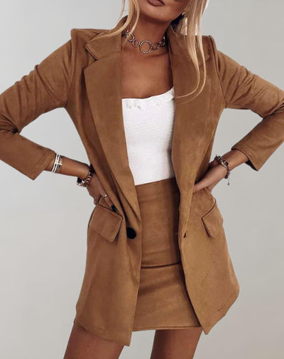Blazer und Rock Set für Damen