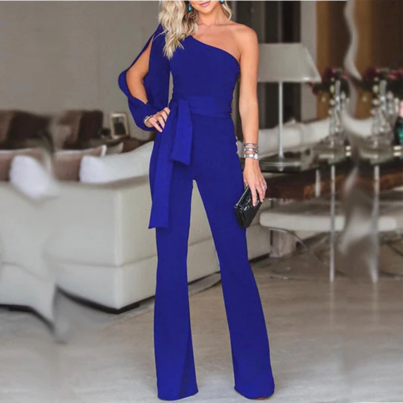 Ein-Schulter-Overall für Damen
