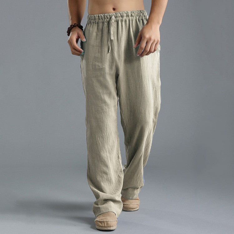 Sommerliche Leinenhosen für Herren