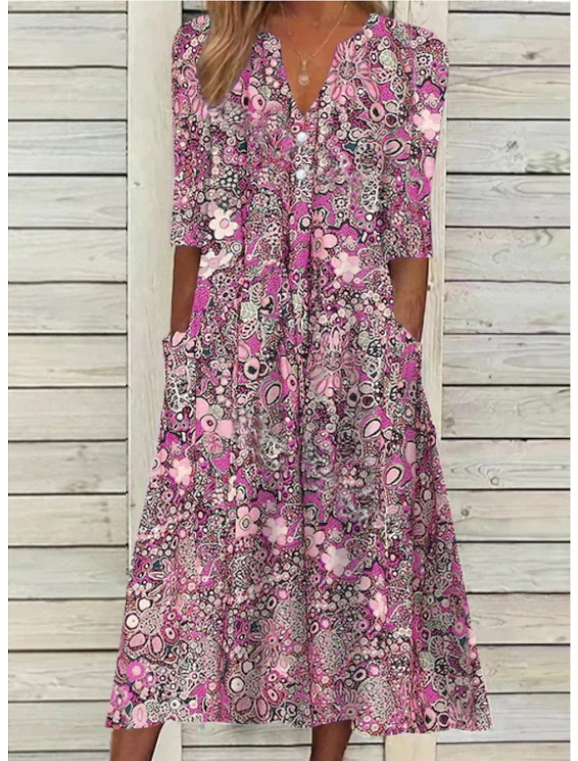 Sommerliches Midikleid für Damen