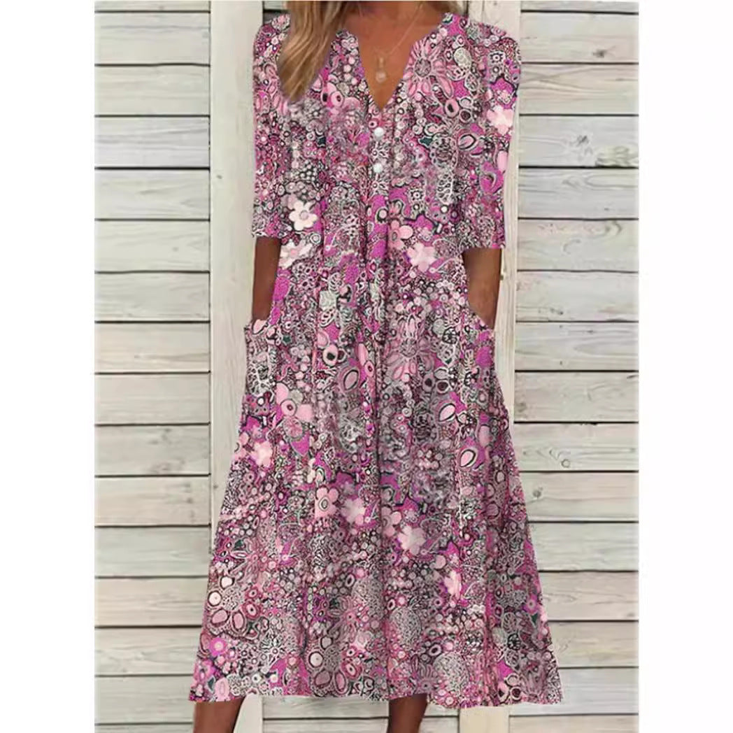 Sommerliches Midikleid für Damen