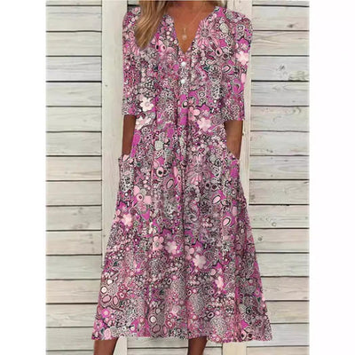 Sommerliches Midikleid für Damen