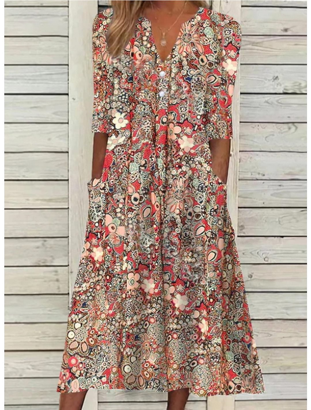 Sommerliches Midikleid für Damen