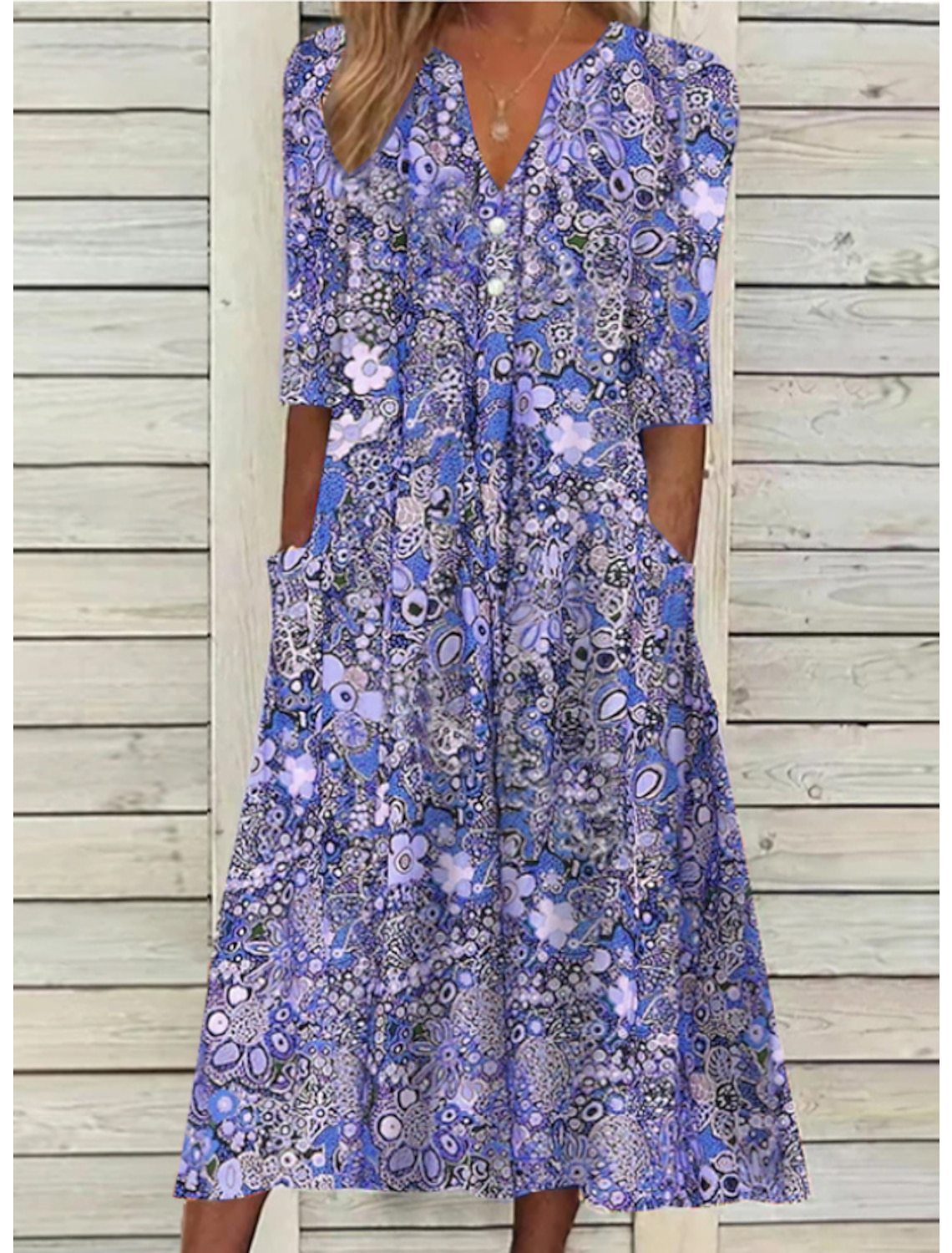 Sommerliches Midikleid für Damen