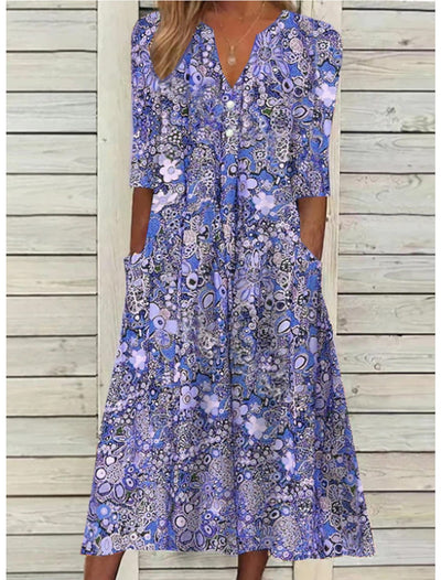 Sommerliches Midikleid für Damen