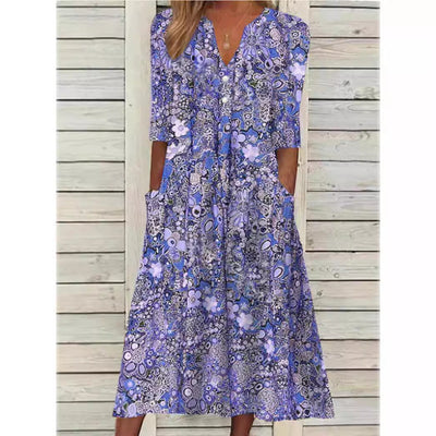 Sommerliches Midikleid für Damen