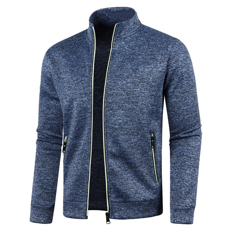 Strickjacke mit Reißverschluss und Taschen für Herren