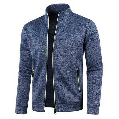 Strickjacke mit Reißverschluss und Taschen für Herren