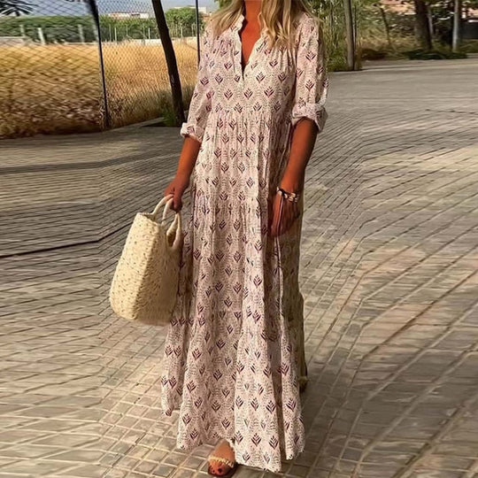 Boho Maxikleid für Damen