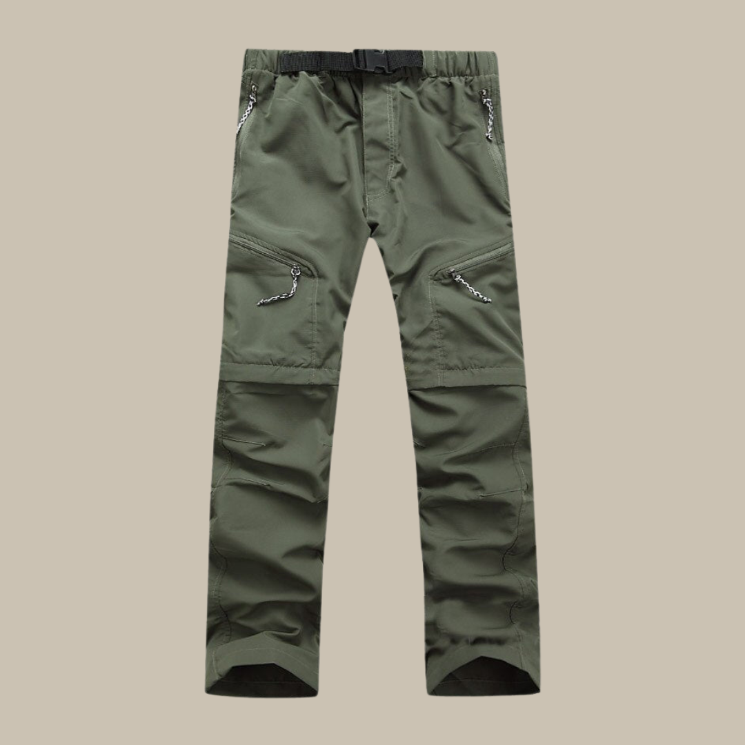 Herren Zip-Off Hose mit Reißverschlusstaschen