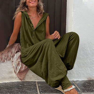 Ärmelloser Jumpsuit für Damen