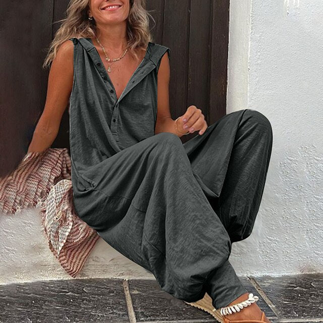 Ärmelloser Jumpsuit für Damen