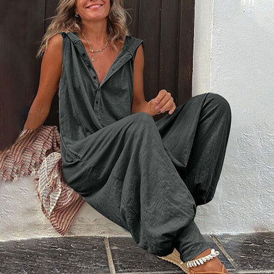 Ärmelloser Jumpsuit für Damen