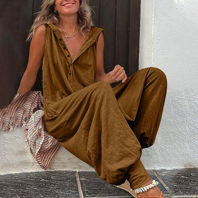 Ärmelloser Jumpsuit für Damen