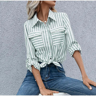 Gestreifte Bluse für Damen