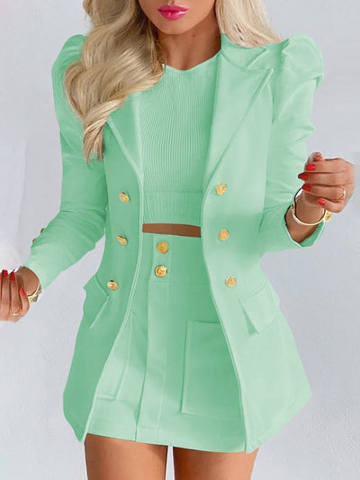 Blazer und Rock Set für Damen
