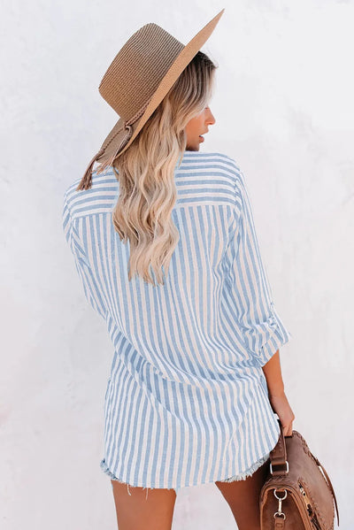 Gestreifte Bluse für Damen
