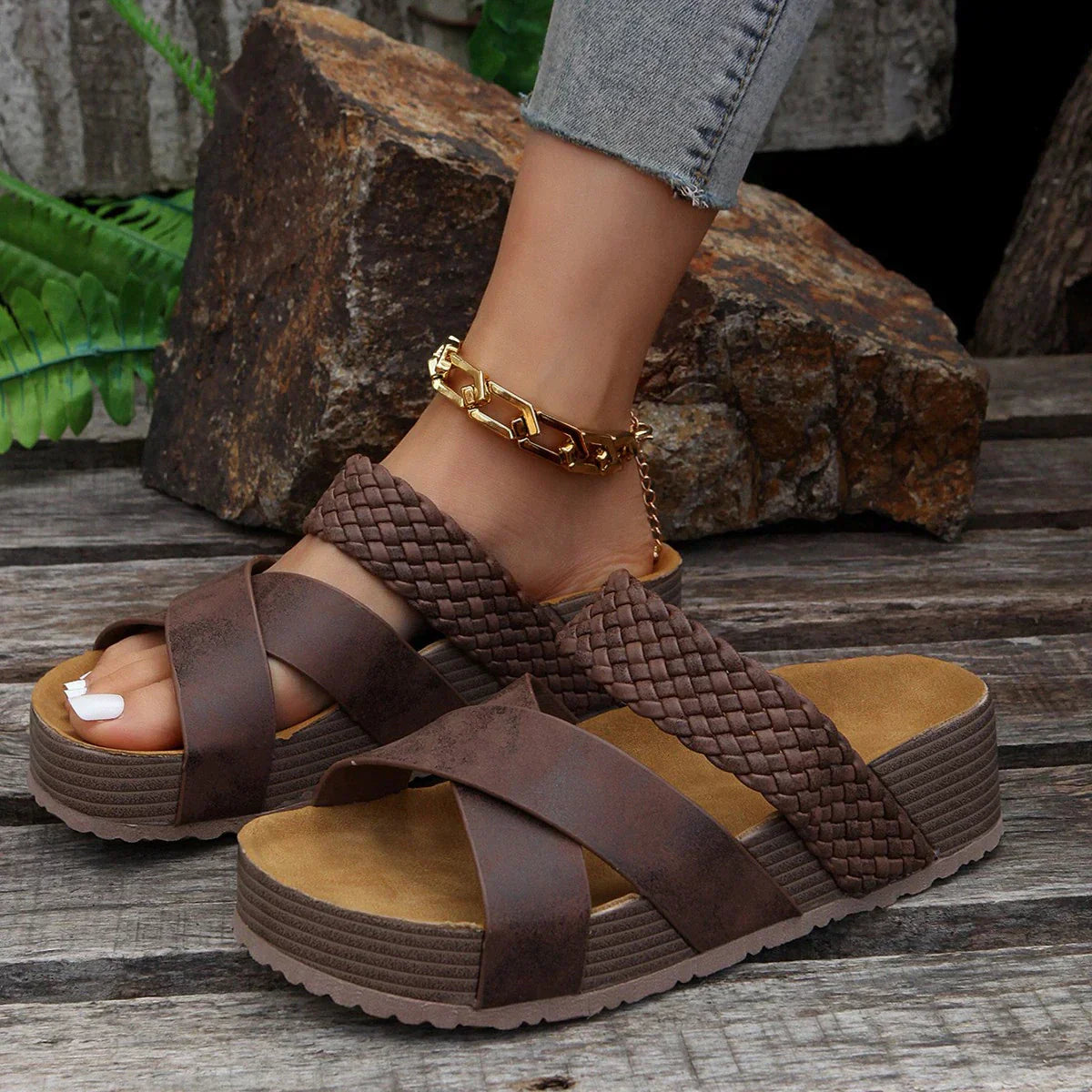 Plateausandalen für Damen