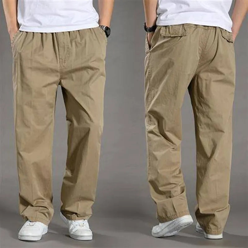 Herren Sommerhosen mit geradem Schnitt und Taschen