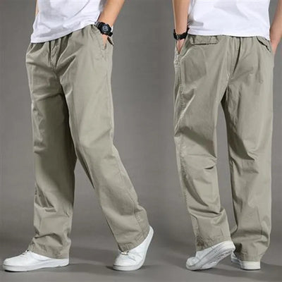 Herren Sommerhosen mit geradem Schnitt und Taschen