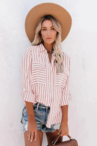 Gestreifte Bluse für Damen