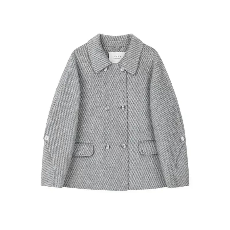 Damen Jacke mit langem Ärmel und Reverskragen