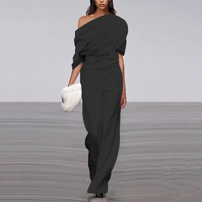 Damen Ein-Schulter-Jumpsuit für den Sommer