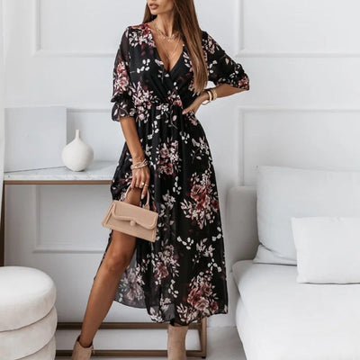 Midikleid mit Schlitz für Damen