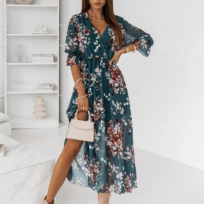 Midikleid mit Schlitz für Damen