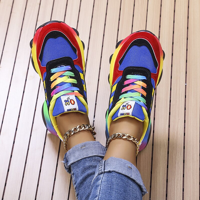 Bunte Sneakers für Damen