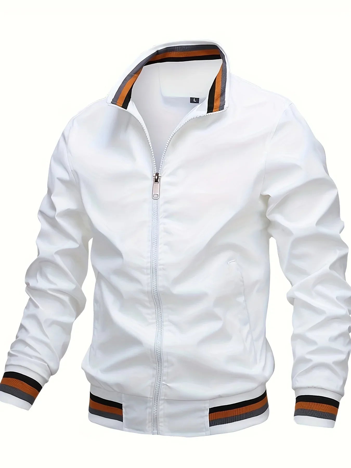 Herren Bomberjacke mit Reißverschluss und Taschen