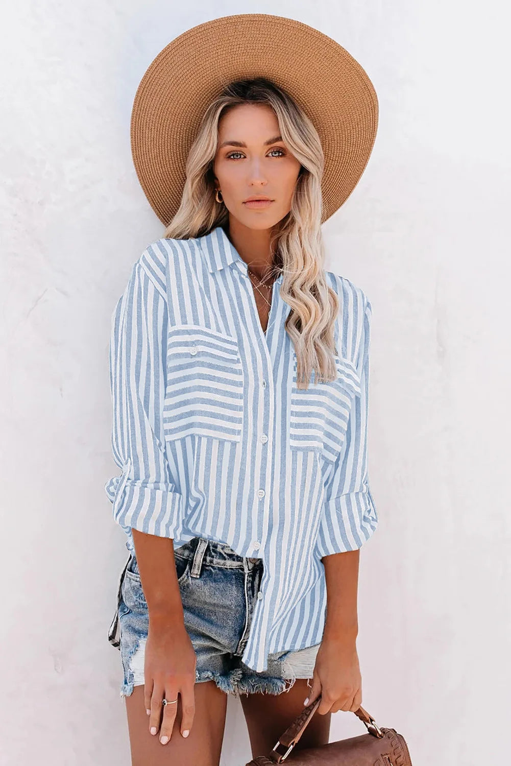 Gestreifte Bluse für Damen