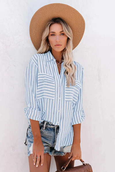 Gestreifte Bluse für Damen