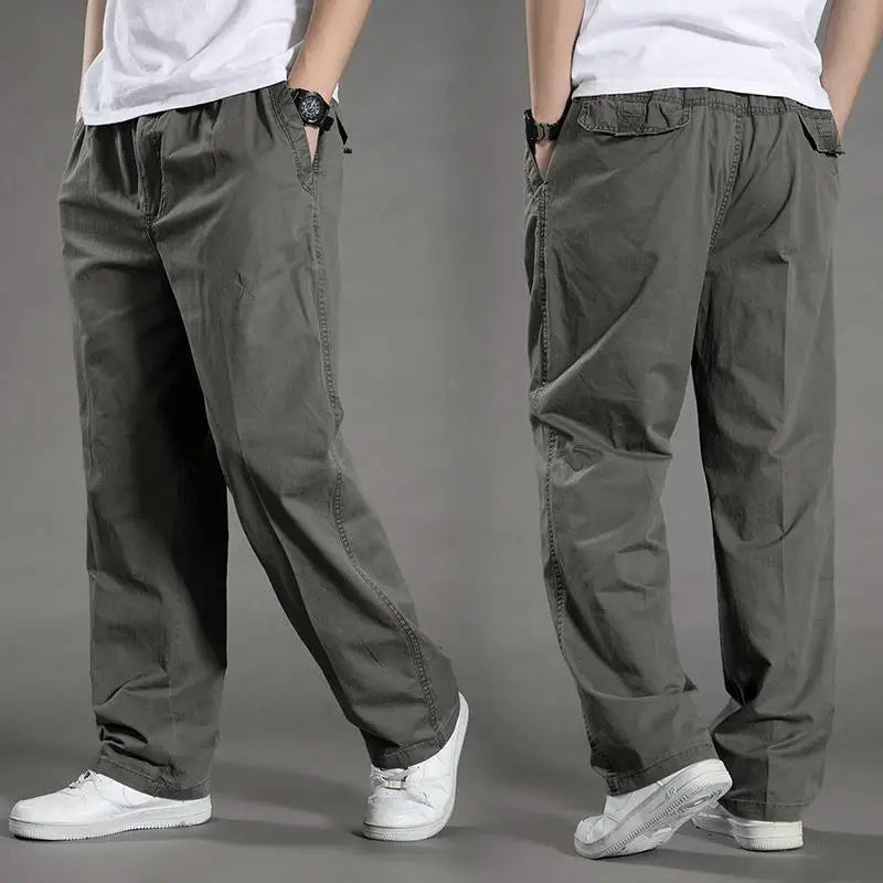 Herren Sommerhosen mit geradem Schnitt und Taschen