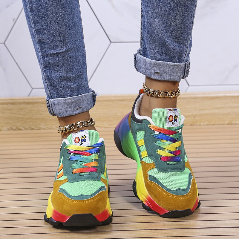 Bunte Sneakers für Damen