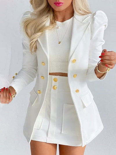 Blazer und Rock Set für Damen