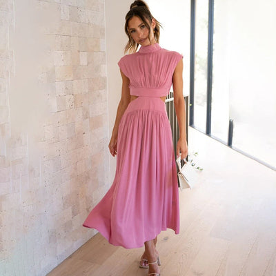 Plissiertes Midikleid für Damen