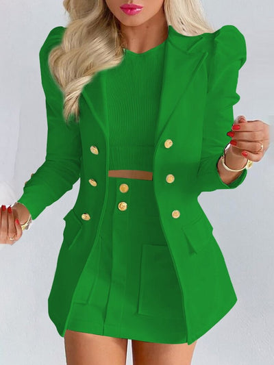 Blazer und Rock Set für Damen