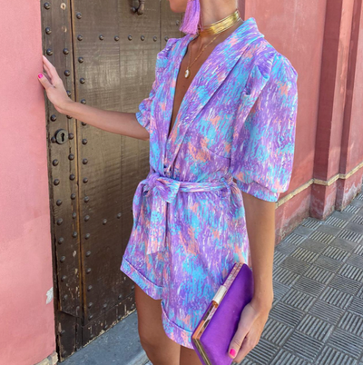 Jumpsuit mit Gürtel für Damen