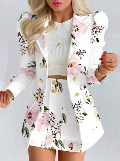 Blazer und Rock Set für Damen