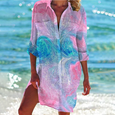 Sommerhemd mit Taschen für Damen