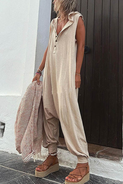 Ärmelloser Jumpsuit für Damen