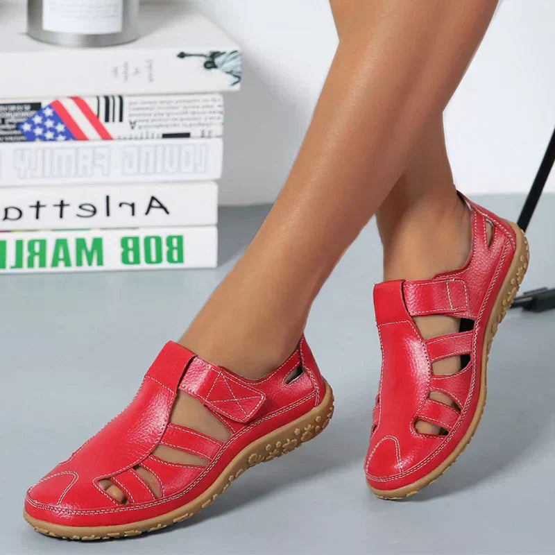 Damen Sandalen mit Ausschnitt-Design