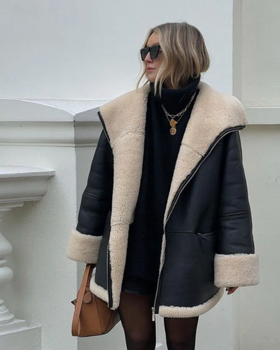 Übergroße Winterjacke für Damen