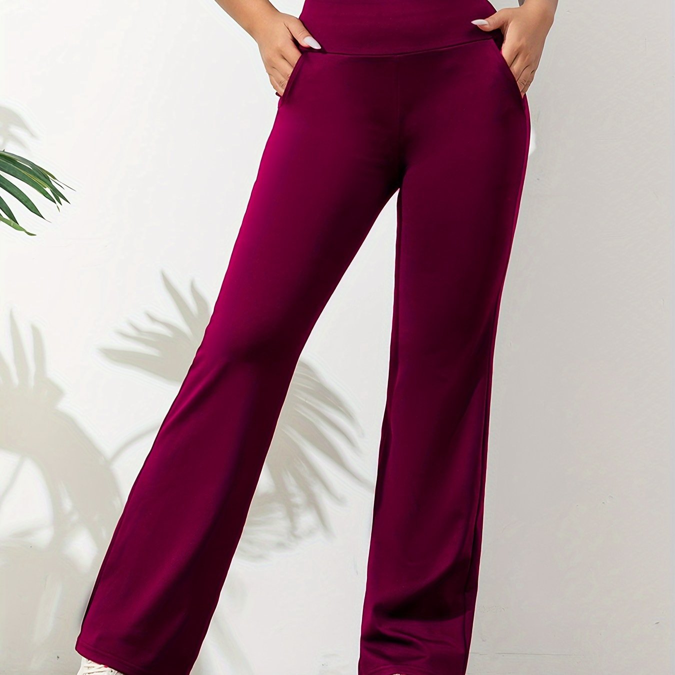 Elastische Yoga-Hose mit Taschen für Damen